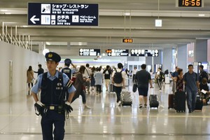 二十國集團(G20)大阪峰會即將在28至29日召開，作為日本的門戶迎接多位重要人物的關西機場呈現緊張的氛圍。（圖源：共同社）