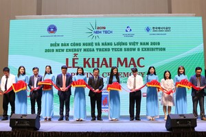 圖為 2019年越南技術與能量論壇開幕剪綵儀式。（圖源：蓮基）