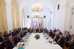 維也納會談現場。（圖源：Getty Images） 