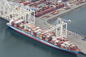 69個裝滿垃圾的集裝箱29日抵達加拿大港口。 （圖源：路透社）