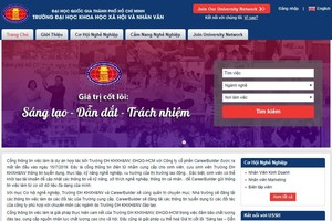 市人文社科大學與Career Builder 公司配合開設的就業通訊網站。（圖源：網站截圖）