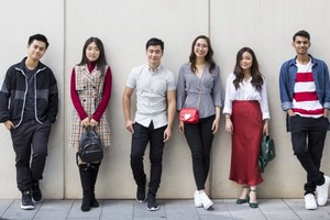 “我的大學生活”活動中的若干“大使”。