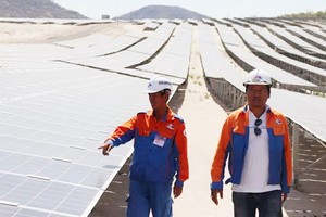 平順省綏豐縣的太陽能光電發電廠已於今年5月底投入運行。