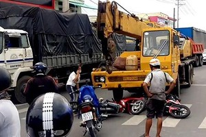 今年上半年，全市發生了1669起交通事故，導致304人死亡和1147人受傷。（示意圖源：互聯網）