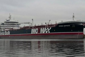 遭伊朗扣押的英國籍油輪“史丹納帝國”號。（圖源：互聯網）