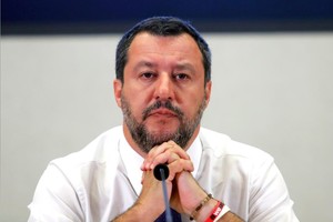 意大利副總理兼內政部長、聯盟黨黨首薩爾維尼。（圖源：路透社）