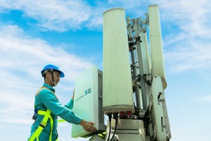 本市首個 Viettel 5G 站試驗運行。（圖源：Viettel）