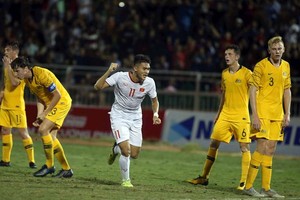 源煌為越南隊扳回一球。（圖源：互聯網）