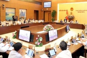 國會常委會第三十六次會議現場。（圖源：越通社）