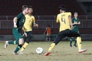 澳大利亞隊與馬來西亞隊比賽。（圖源：互聯網）