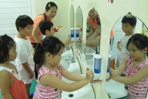 衛生部建議各地方宣傳防範手足口病傳染措施。（示意圖源：互聯網）