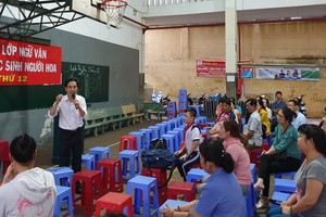 第十二屆華人學生越文語文免費培訓班開課儀式。