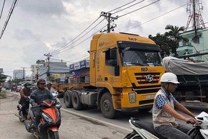 阮維貞街常發生嚴重交通堵塞。