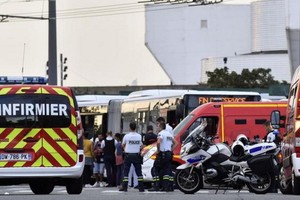 事發現場。（圖源：AFP）