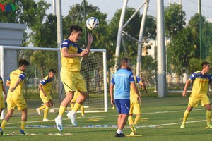 U22隊訓練中。（圖源：互聯網）