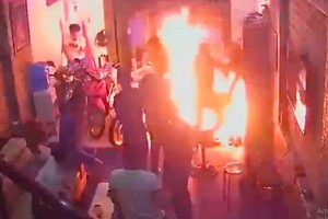 事發現場。（圖源：視頻截圖）