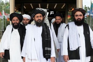 圖為阿富汗塔利班代表團。（圖源：互聯網）