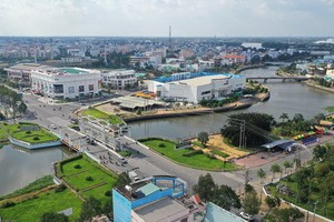 隆安省新安市一瞥。（圖源：隆安在線）