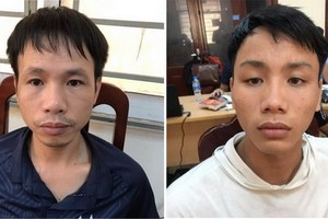 被扣押的兩名涉案嫌犯武忠直（左圖）和陳得章。（圖源：警方提供）