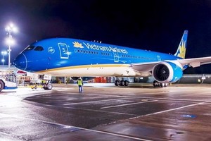 越航今(23)日將從河內、本市、峴港市飛往日本大阪市的航班延誤35分鐘至兩個小時。（示意圖源：莊儷）