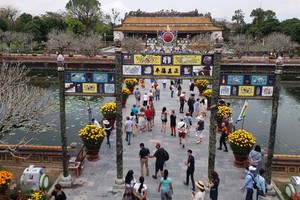 順化皇城每年吸引了數百萬次遊客前往觀光遊覽。（圖源：凱俊）