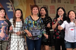 部分歌友練歌為演出作好準備。