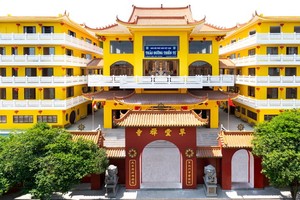 草堂禪寺異地重建後新象。