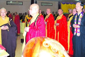 護國祈福冥陽兩利水陸法會現場一瞥。