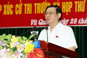 政府副總理王廷惠在會議上發言。（圖源：誠鐘）