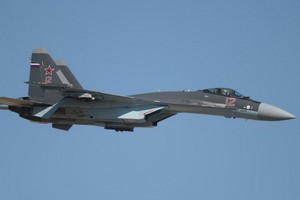 圖為俄軍蘇-35戰鬥機。 （圖源：俄新社）