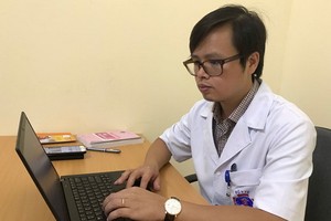 正在中央Ｋ醫院工作的陶文秀醫生。