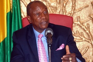 幾內亞共和國總統阿爾法‧孔戴。（圖源：AFP）