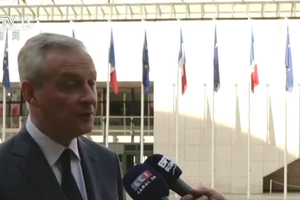 法國經濟和財政部長勒梅爾3日警告說，如果美國不就歐美航空業補貼爭端的對話提議作出回應，歐盟就將展開報復行動。（圖源：CCTV視頻截圖）