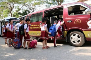 教育與培訓部建議交通運輸部規定學生接送車標準。（示意圖源：阮紅）