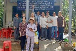 經過近一個月施工，房子已建竣並進行移交手續。