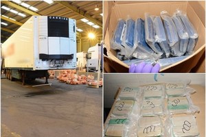 當局公佈檢獲毒品的照片。（圖源：互聯網）