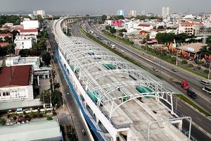 圖為濱城-仙泉地鐵1號線項目一瞥。（圖源：獨立）