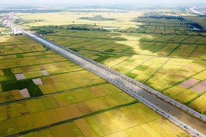 多麼美麗的海防市“雙路”幹線於昨(13)日正式投入運營。（圖源：芳清）