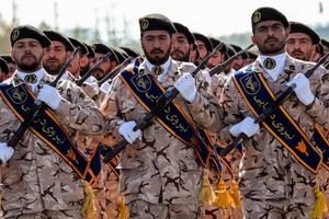 圖為伊朗「伊斯蘭革命衛隊」。（圖源：AFP）