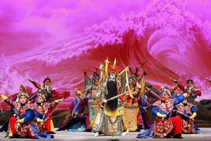 統一粵劇團演戲賀祖師