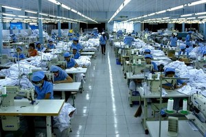 累計今年前9個月，紡織品成衣在8個月出口概算達247.7億美元。（示意圖源：田升）