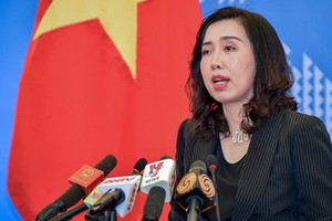 外交部發言人黎氏秋姮。（圖源：越玲）