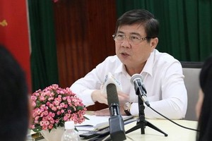 市人委會主席阮成鋒：絕不對違反建築秩序行徑讓步而須作出嚴懲。（圖源：PLO）