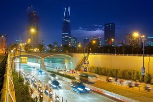 圖為第二郡彼岸的西貢河隧道出入口。（圖源：互聯網）