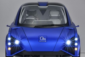 藍色 LED 材料驅動電動汽車。（圖源：互聯網）