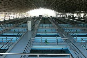 圖為沱江自來水廠水資源淨化處理工藝流程一瞥。（圖源：Vinaconex）