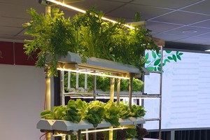 家庭智能營養菜櫃一瞥。