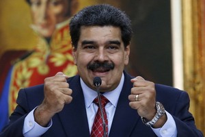 委內瑞拉宣佈驅逐薩爾瓦多外交官員，圖為委國總統馬杜羅。（圖源：AP）