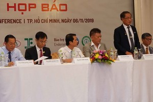 組委會舉行新聞發佈會一瞥。（圖源：Vietfaire）