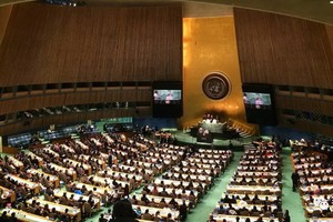 聯合國大會場景。（圖源：互聯網）